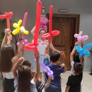 Μπαλονοκατασκευές σε παιδικό πάρτυ
