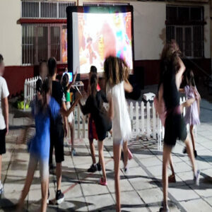 Φουσκωτή οθόνη Just Dance