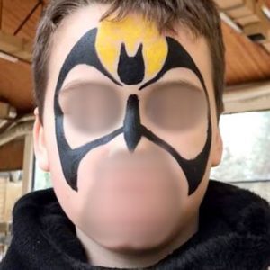 batman face painting