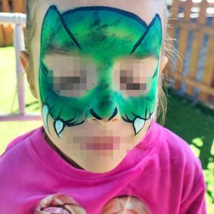dragon face painting