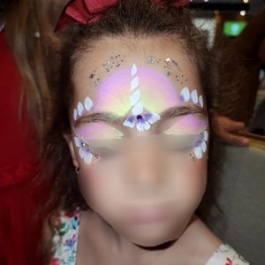 face painting μονόκερος