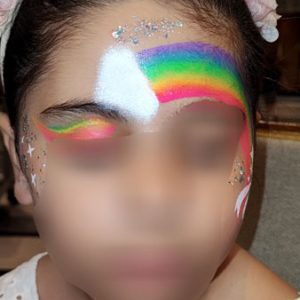 face painting ουράνιο τόξο