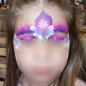 face painting πριγκίπισσα