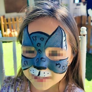 wolf face painting