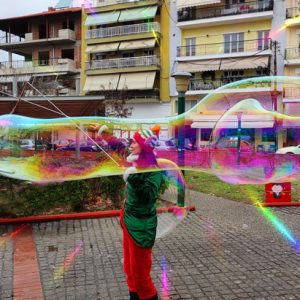 Χριστουγεννιάτικες Σαπουνόφουσκες